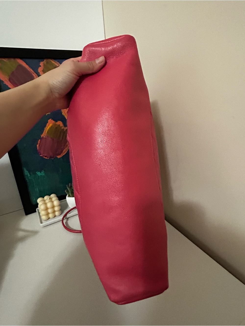 CHANEL Hot Pink Quilted Leather - Picture 8 of 16